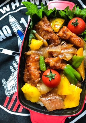 楽勝！酢鶏お弁当-レシピのメイン写真