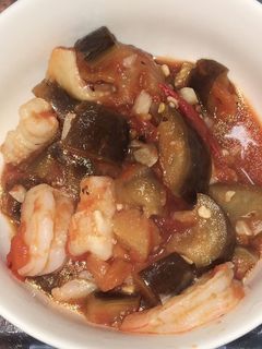 海老と茄子とエリンギのガーリックトマト煮-レシピのメイン写真