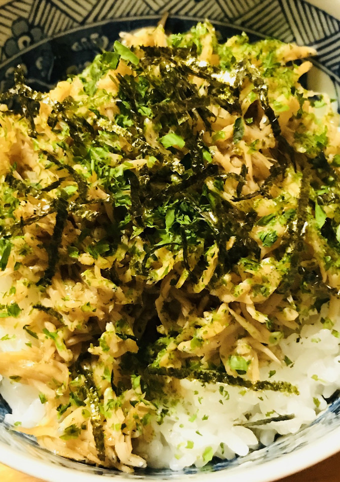しらすの生姜＆タレの煮込み丼-レシピのメイン写真