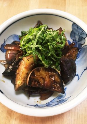 ナスのアジアンソテー黒酢醤油-レシピのメイン写真