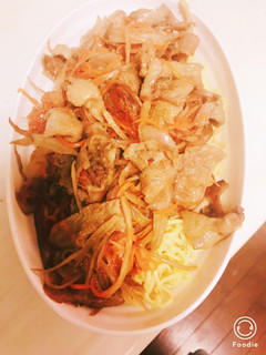 鳥皮きんぴらゴボウ焼きそばカレー味-レシピのメイン写真