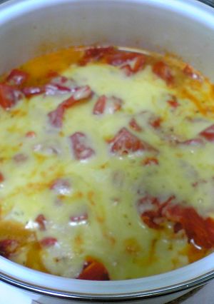 トマトと豆腐の煮込み-レシピのメイン写真