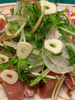 薬味タップリのカツオのたたき-レシピのメイン写真