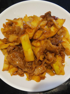 淡竹と豚肉の甘味噌炒め-レシピのメイン写真