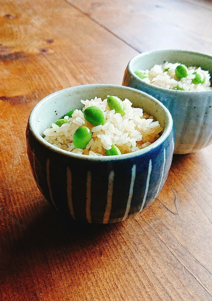 お酒の〆に❤️枝豆と塩昆布のごはん♪-レシピのメイン写真
