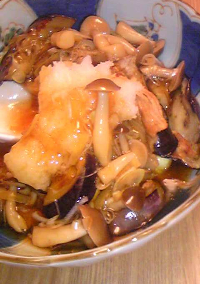 焼き茄子と厚揚げのおろしあんかけ-レシピのメイン写真