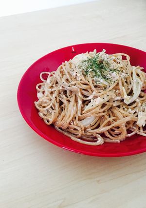 全粒粉パスタで☆ツナクリームパスタ-レシピのメイン写真