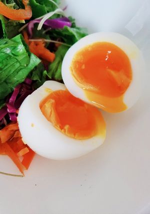 半熟ゆで卵、煮卵が綺麗に出来る方法-レシピのメイン写真