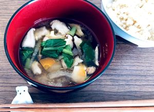 時短♡煮干し＆椎茸の旨味たっぷりお味噌汁-レシピのメイン写真