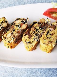 残ったひじき煮で豪華厚焼き卵♪-レシピのメイン写真