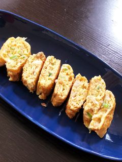 卵大量消費!ネギ入り卵焼き-レシピのメイン写真