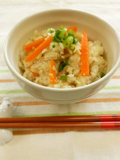 新生姜のそぼろご飯-レシピのメイン写真