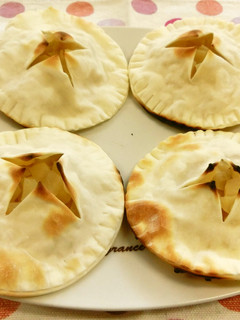 餃子の皮でピーチパイ-レシピのメイン写真