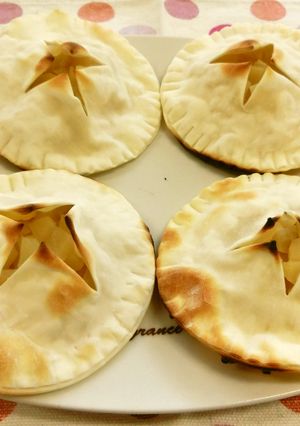 餃子の皮でピーチパイ-レシピのメイン写真