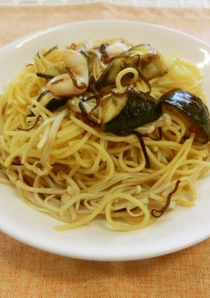 塩昆布ペペロンチーノ-レシピのメイン写真