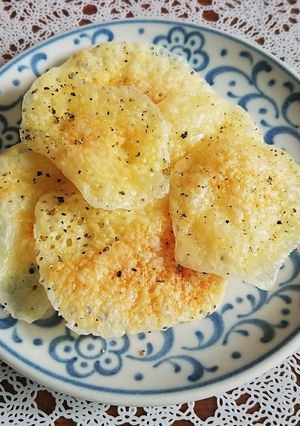 材料１つ☆新食感 チーズ煎餅-レシピのメイン写真