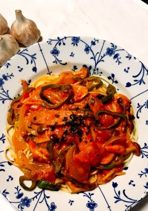 アンチョビ トマトソースパスタ-レシピのメイン写真
