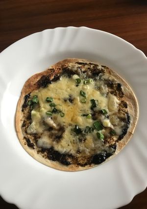 海苔の佃煮の簡単ピザ！-レシピのメイン写真