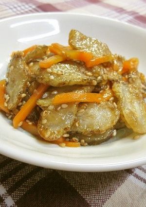 給食☆カリカリごまごぼう-レシピのメイン写真