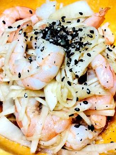 エビと大根のサラダ-レシピのメイン写真