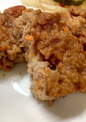 混ぜて、敷いて、焼くだけ！ミートローフ＊-レシピのメイン写真