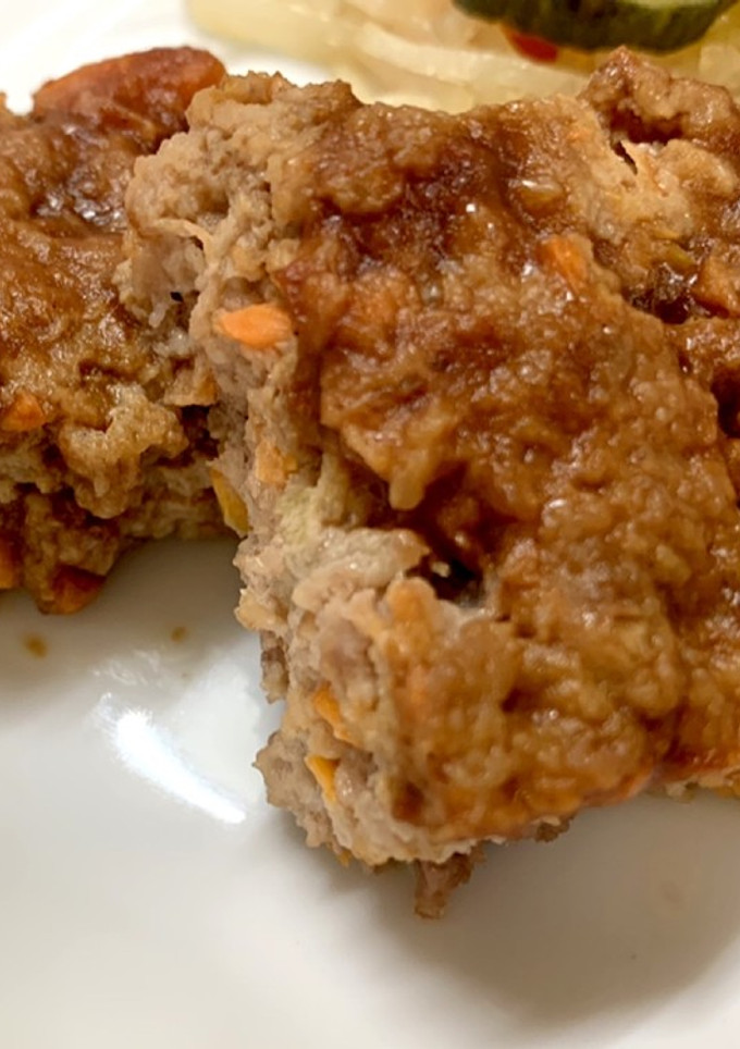 混ぜて、敷いて、焼くだけ！ミートローフ＊-レシピのメイン写真