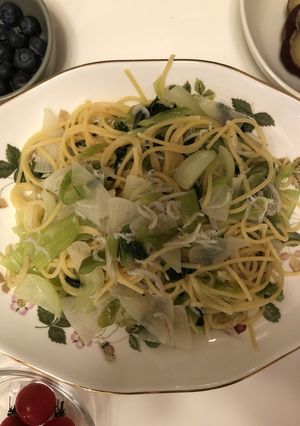 お鍋ひとつで簡単 オイルパスタ-レシピのメイン写真