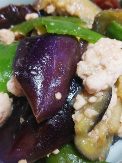簡単おかず♡茄子とひき肉の胡麻味噌炒め-レシピのメイン写真