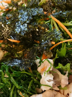 おかひじきと豚肉の韓国風和え物-レシピのメイン写真
