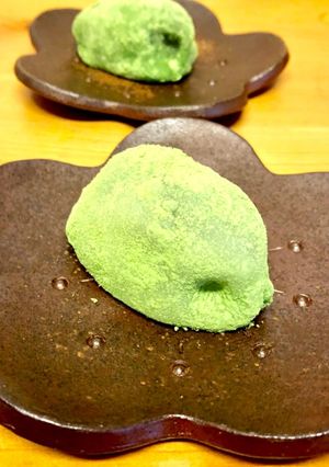 レンジで簡単♪うぐいす餅-レシピのメイン写真