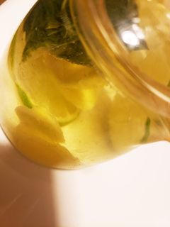 ホットライムジンジャー緑茶ティー-レシピのメイン写真