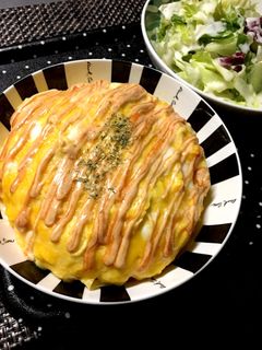 麺よりキャベツが食べたい人のオム焼きそば-レシピのメイン写真