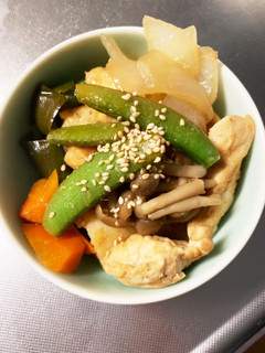 きりたんぽ胸肉の砂糖を使わない照り焼き-レシピのメイン写真