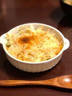 ささみとアボカドのマヨ味噌グラタン-レシピのメイン写真