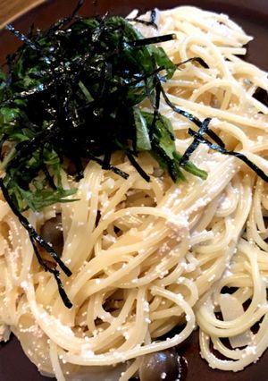 簡単で美味しいクリームたらこパスタ-レシピのメイン写真