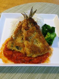 いわしのフライ☆トマトソースでビストロ風-レシピのメイン写真