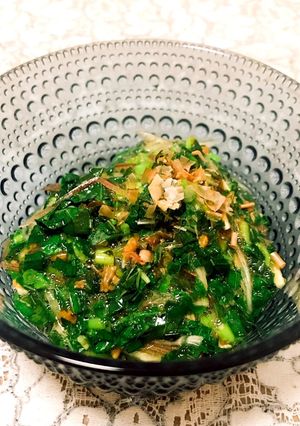 ♡モロヘイヤとみょうがの醤油麹和え♡-レシピのメイン写真