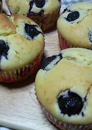 ブルーベリーとクリームチーズのマフィン-レシピのメイン写真