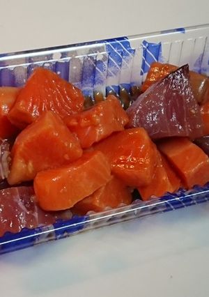 生サーモンと鰤の生姜マリネ-レシピのメイン写真