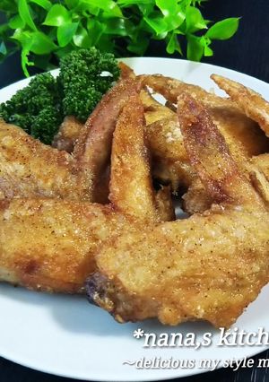 目分量で簡単OK～♪手羽先の塩胡椒唐揚げ-レシピのメイン写真