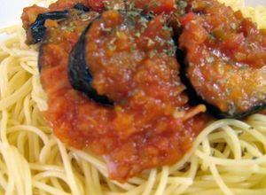 茄子＆ベーコン　トマトソースのパスタ-レシピのメイン写真