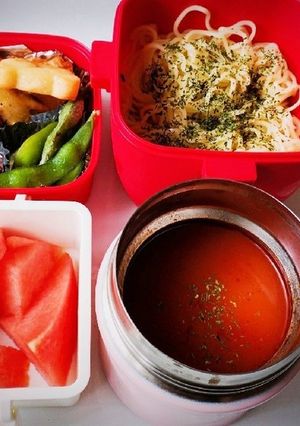 トマトラーメン弁当-レシピのメイン写真