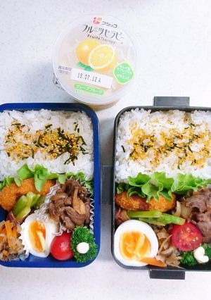 ☆高校生娘と私のお弁当☆55-レシピのメイン写真