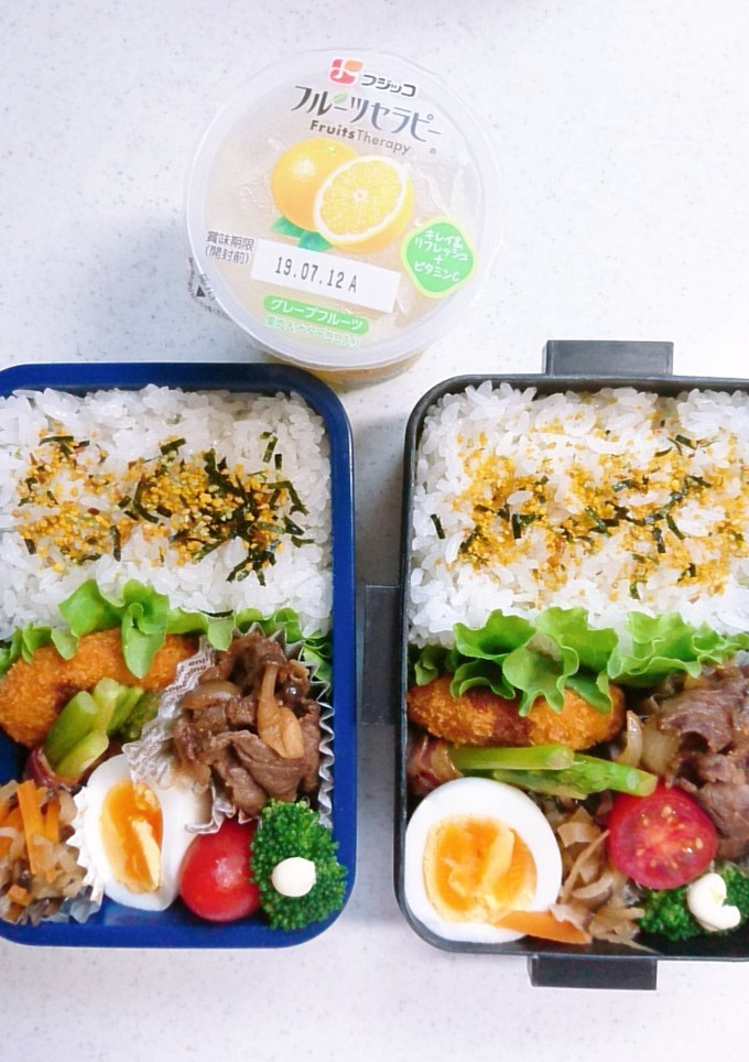 ☆高校生娘と私のお弁当☆55-レシピのメイン写真