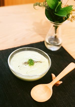 MCTオイルと豆乳の冷製ポタージュ-レシピのメイン写真