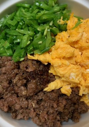 三色丼-レシピのメイン写真