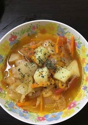 具沢山・野菜たっぷりミネステローネ-レシピのメイン写真