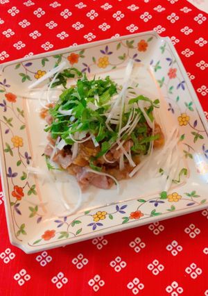 豚肉の梅肉蒸し-レシピのメイン写真