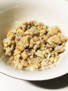 強い身体をつくる幼児食★豆鶏魚の味噌炒め-レシピのメイン写真