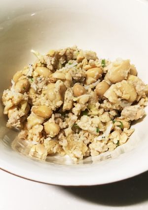 強い身体をつくる幼児食★豆鶏魚の味噌炒め-レシピのメイン写真